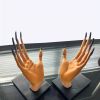 2pcs/set Witchy Hand Book Stand, Halloween Resin Witch Hand Bookcase Decoration