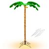 5 Feet LED Pre-lit Palm Tree Decor with Light Rope