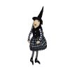 21"H Halloween Sitting Witch Decor