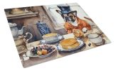 NEW French Bulldog Fall Kitchen Pumpkins Glass Cutting Board Decorative Tempered Glass Kitchen Cutting and Serving Board Large Size Chopping Board