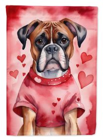 Boxer My Valentine Garden Flag Mailbox Flag Decorative Yard Flag Banner Outside Patio Artwork Yard Flower Beds, Garden Size, Multicolor