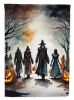 Vampires Spooky Halloween House Flag Large Porch Sleeve Pole Decorative Outside Yard Banner Artwork Wall Hanging, Polyester, House Size, Multicolor