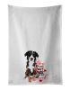 NEW Bernese Mountain Dog Puppy #2 so Loved Kitchen Towel Set of 2 White Dish Towels Decorative Bathroom Hand towel for Hand, Face, Hair, Yoga, Tea