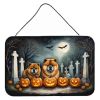 NEW Chow Chow Spooky Halloween Wall or Door Hanging Prints Aluminum Metal Sign Kitchen Wall Bar Bathroom Plaque Home Decor, 8HX12W, Multicolor