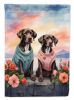 German Shorthaired Pointer Two Hearts Garden Flag Mailbox Flag Decorative Yard Flag Banner Outside Patio Artwork Yard Flower Beds, Garden Size