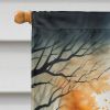 Werewolves Spooky Halloween House Flag Large Porch Sleeve Pole Decorative Outside Yard Banner Artwork Wall Hanging, Polyester, House Size, Multicolor