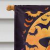 Chow Chow Witchy Halloween House Flag Large Porch Sleeve Pole Decorative Outside Yard Banner Artwork Wall Hanging, Polyester, House Size, Multicolor