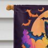 Belgian Sheepdog Witchy Halloween House Flag Large Porch Sleeve Pole Decorative Outside Yard Banner Artwork Wall Hanging, Polyester, House Size