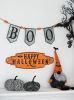 67x7.3"H Iron Boo Banner W/Bats, for Halloween Holiday Decor