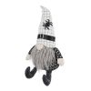 Set of 2, 10.2x5.5x23.5" Fabric Sitting Gnome with White Hat Spider, for Halloween Decor