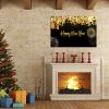 1pcs Framed Canvas Wall Art Decor Painting For New Year,Happy New Year Gift Painting For New Year Gift, Decoration For Chrismas Eve Office Living Room