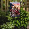 Chihuahua Two Hearts Garden Flag Mailbox Flag Decorative Yard Flag Banner Outside Patio Artwork Yard Flower Beds, Garden Size, Multicolor