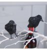Halloween Simulation Feather Crow Desktop Decorations Photography Props Rustic Western Holiday Supplies