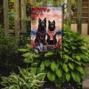 Belgian Sheepdog Two Hearts Garden Flag Mailbox Flag Decorative Yard Flag Banner Outside Patio Artwork Yard Flower Beds, Garden Size, Multicolor