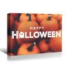 Drop-Shipping Framed Canvas Wall Art Decor Painting For Halloween, Pumpkin Painting For Halloween Gift, Decoration For Halloween Living Room