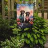 German Shorthaired Pointer Two Hearts Garden Flag Mailbox Flag Decorative Yard Flag Banner Outside Patio Artwork Yard Flower Beds, Garden Size