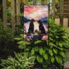 Gordon Setter Two Hearts Garden Flag Mailbox Flag Decorative Yard Flag Banner Outside Patio Artwork Yard Flower Beds, Garden Size, Multicolor