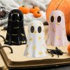 Ghost Halloween Decor, Set of 3 Ceramic Halloween Ghost Decorations