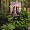 Border Collie Two Hearts Garden Flag Mailbox Flag Decorative Yard Flag Banner Outside Patio Artwork Yard Flower Beds, Garden Size, Multicolor
