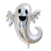 Halloween Iridescent Ghost SuperShape Foil Balloon 28"