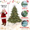 7FT Christmas Tree Simulate Nature Advanced Materials Premium Hinged Spruce Artificial Douglas Firs Tree