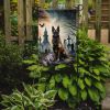 Belgian Malinois Spooky Halloween Garden Flag Mailbox Flag Decorative Yard Flag Banner Outside Patio Artwork Yard Flower Beds, Garden Size, Multicolor