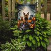 Norwich Terrier Spooky Halloween Garden Flag Mailbox Flag Decorative Yard Flag Banner Outside Patio Artwork Yard Flower Beds, Garden Size, Multicolor
