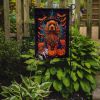 Cocker Spaniel Witchy Halloween Garden Flag Mailbox Flag Decorative Yard Flag Banner Outside Patio Artwork Yard Flower Beds, Garden Size, Multicolor