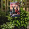 Schnauzer Two Hearts Garden Flag Mailbox Flag Decorative Yard Flag Banner Outside Patio Artwork Yard Flower Beds, Garden Size, Multicolor