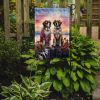 Saint Bernard Two Hearts Garden Flag Mailbox Flag Decorative Yard Flag Banner Outside Patio Artwork Yard Flower Beds, Garden Size, Multicolor