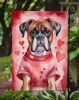 Boxer My Valentine Garden Flag Mailbox Flag Decorative Yard Flag Banner Outside Patio Artwork Yard Flower Beds, Garden Size, Multicolor