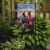 Shar Pei Two Hearts Garden Flag Mailbox Flag Decorative Yard Flag Banner Outside Patio Artwork Yard Flower Beds, Garden Size, Multicolor