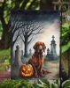 Irish Setter Spooky Halloween Garden Flag Mailbox Flag Decorative Yard Flag Banner Outside Patio Artwork Yard Flower Beds, Garden Size, Multicolor