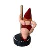 Halloween Ornament 2022,Dancing Girl Ornaments Steel Pipe Ornaments Dwarf dwarf Resin Funny Foreign Trade Ornaments Home Decoration