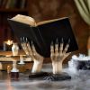 2pcs/set Witchy Hand Book Stand, Halloween Resin Witch Hand Bookcase Decoration