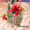 10 Rolls Holiday Wrapping Paper Christmas Santa Gift Wrapping Paper Red Green White Random Pattern