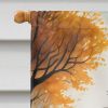 Welsh Springer Spaniel Spooky Halloween House Flag Large Porch Sleeve Pole Decorative Outside Yard Banner Artwork Wall Hanging, Polyester, House Size