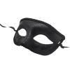 Halloween Masquerade Men's Mask Half Face Dance Retro Party Mask