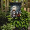 Beagle Spooky Halloween Garden Flag Mailbox Flag Decorative Yard Flag Banner Outside Patio Artwork Yard Flower Beds, Garden Size, Multicolor
