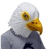 Eagle Head Mask Animal Bird Latex Mask Adult Animal Fancy Dress Party Clothing Head Cover Decor Halloween Christmas Cosplay Prop