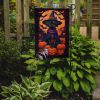 Affenpinscher Witchy Halloween Garden Flag Mailbox Flag Decorative Yard Flag Banner Outside Patio Artwork Yard Flower Beds, Garden Size, Multicolor