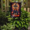Schnauzer Witchy Halloween Garden Flag Mailbox Flag Decorative Yard Flag Banner Outside Patio Artwork Yard Flower Beds, Garden Size, Multicolor