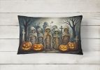 More Spooky Halloween Throw Pillow Throw Pillow for Indoor Couch Bed Outdoor Patio Washable, Mummies 2258,12Hx16W