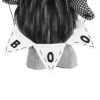 6x4x20" Fabric Black Gnome with 'Boo' Banner, for Halloween Decor