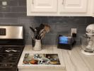 Boxer Fall Kitchen Pumpkins Glass Cutting Board Decorative Tempered Glass Kitchen Cutting and Serving Board Large Size Chopping Board