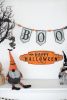 67x7.3"H Iron Boo Banner W/Bats, for Halloween Holiday Decor