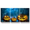 3 Piece Drop Shipping Halloween Wall Art Festival Paintings Decorations Party Gift Poster for Home Wall Decor Framed -2436inch -Thickness 1.5inch
