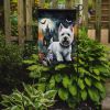 Westie Spooky Halloween Garden Flag Mailbox Flag Decorative Yard Flag Banner Outside Patio Artwork Yard Flower Beds, Garden Size, Multicolor