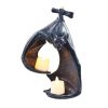Halloween Ornament 2022,Bat Light Candlestick Bat Candle Wall Hanging Candlestick Halloween Resin Ornament (Candle Not Included)