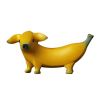 Halloween Ornament 2022,Creative Banana Puppy Resin Ornament Home Sculpture Ornament Banana Dog Resin Crafts